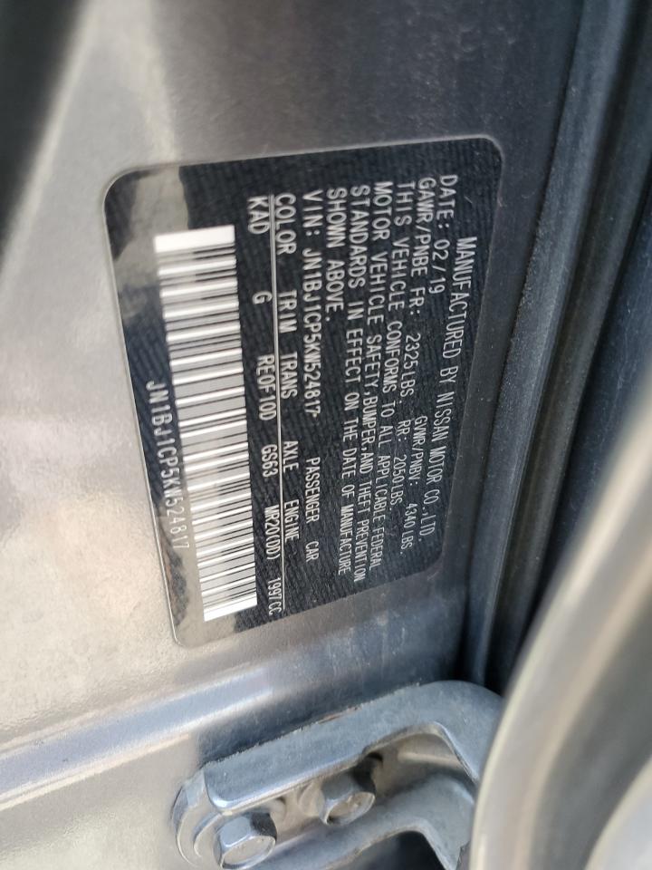 2019 Nissan Rogue Sport S VIN: JN1BJ1CP5KW524817 Lot: 66424004