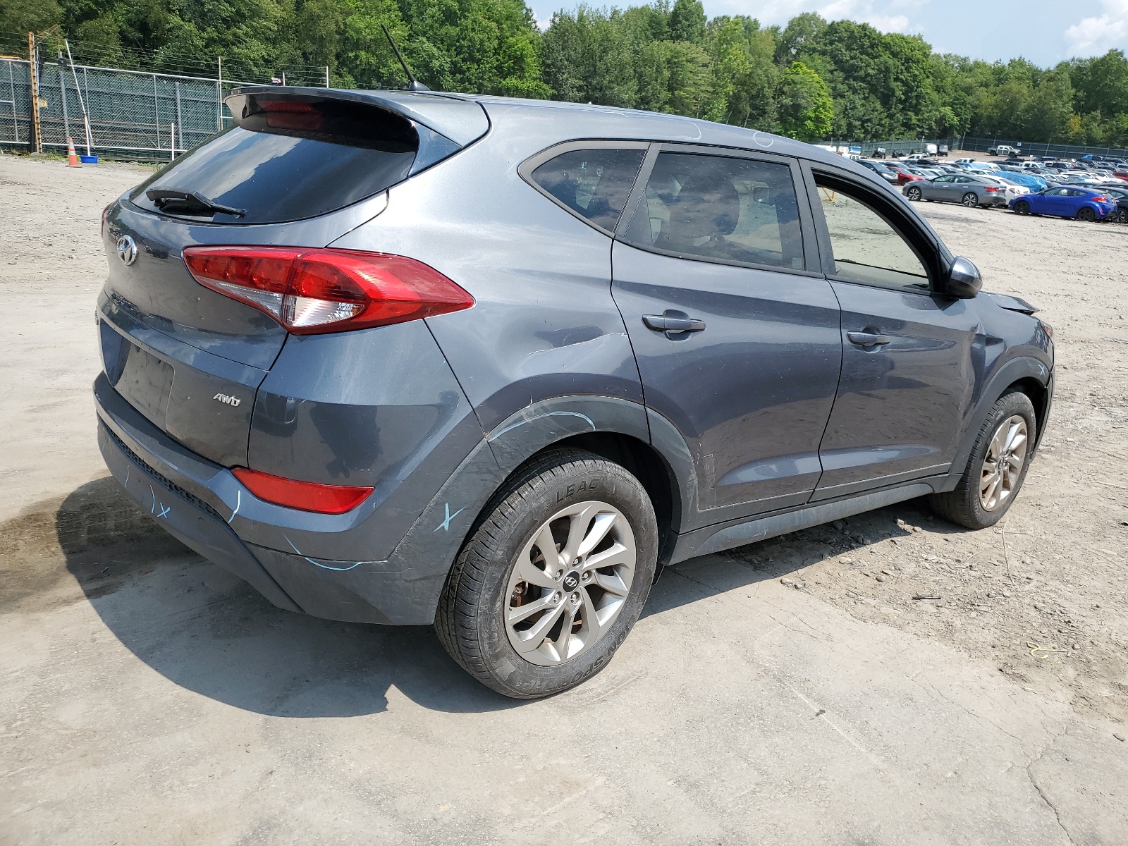 2018 Hyundai Tucson Se vin: KM8J2CA48JU681399