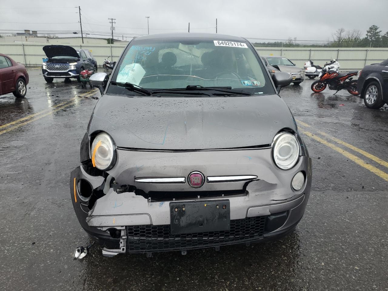2012 Fiat 500 Pop VIN: 3C3CFFAR7CT277266 Lot: 64925174