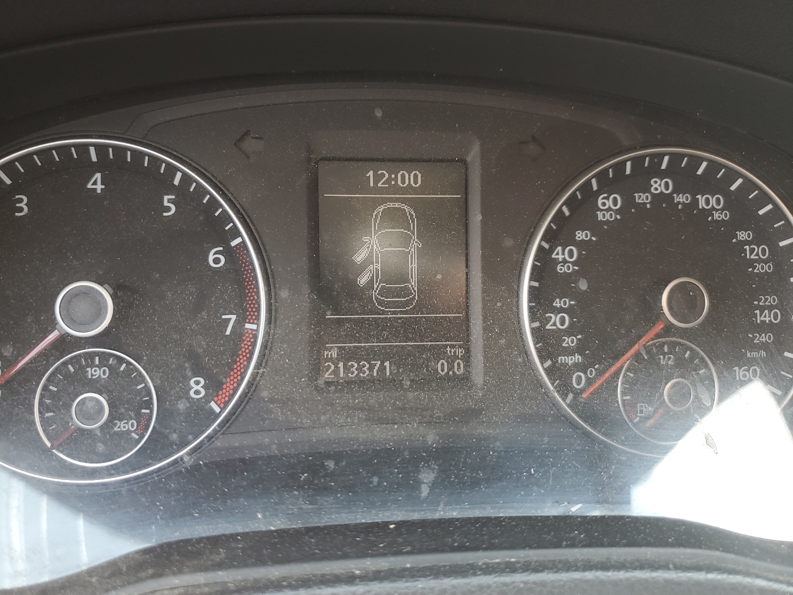 1VWBP7A38DC127425 2013 Volkswagen Passat Se