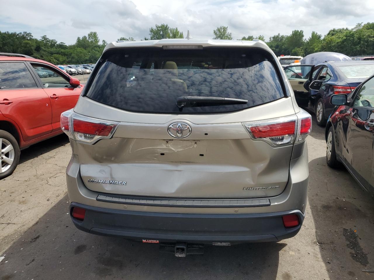 2015 Toyota Highlander Limited VIN: 5TDDKRFH7FS119764 Lot: 66893254