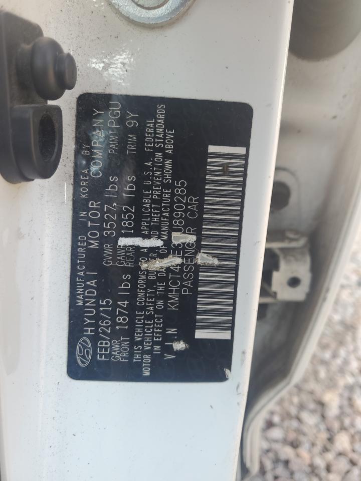 2015 Hyundai Accent Gls VIN: KMHCT4AE3FU890285 Lot: 67372244