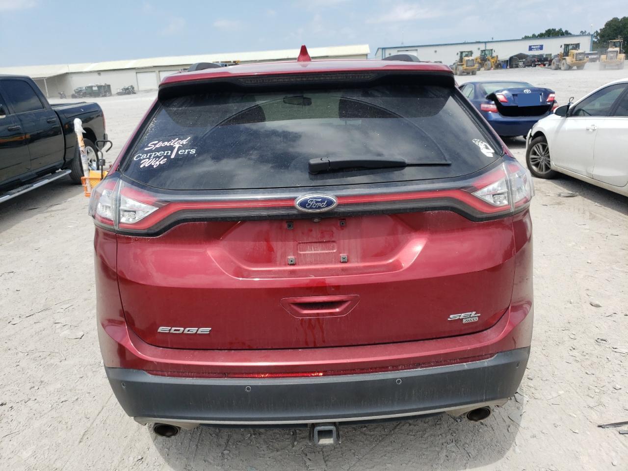 2015 Ford Edge Sel VIN: 2FMTK4J87FBB88585 Lot: 68440694