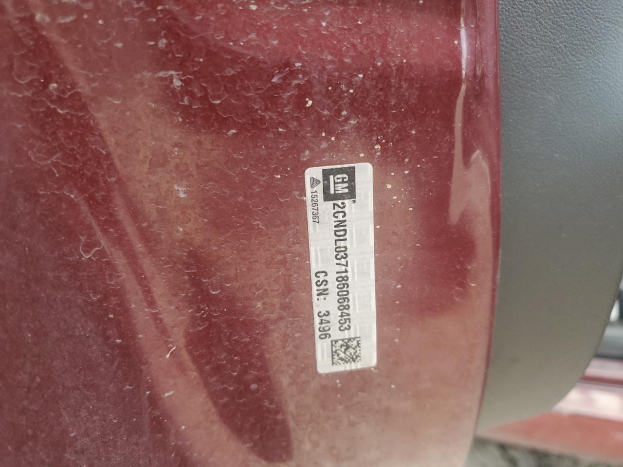 2008 Chevrolet Equinox Sport VIN: 2CNDL037186068453 Lot: 66341074