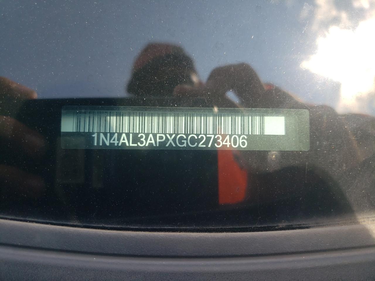 1N4AL3APXGC273406 2016 Nissan Altima 2.5