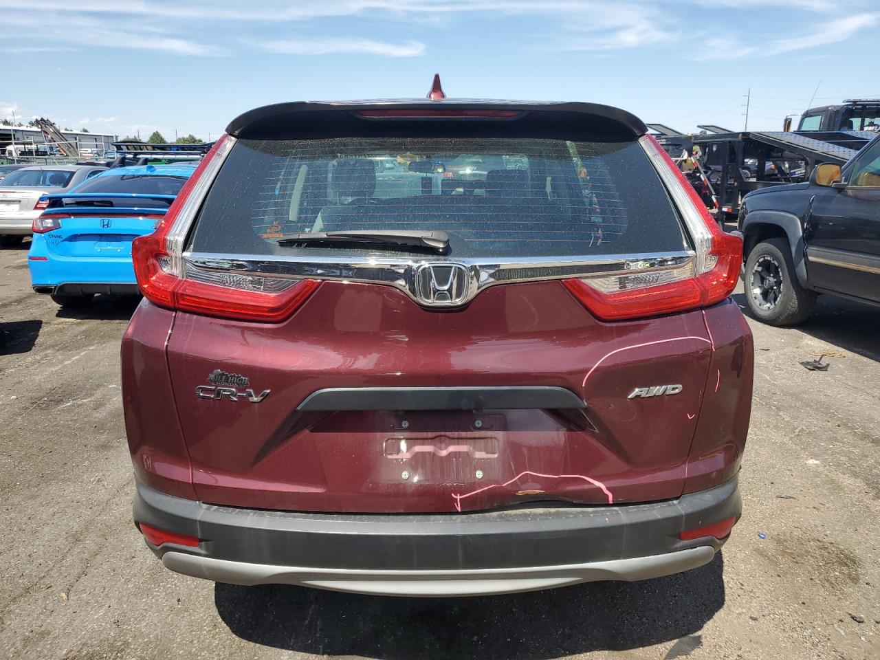 2018 Honda Cr-V Lx VIN: 2HKRW6H37JH216374 Lot: 69257884