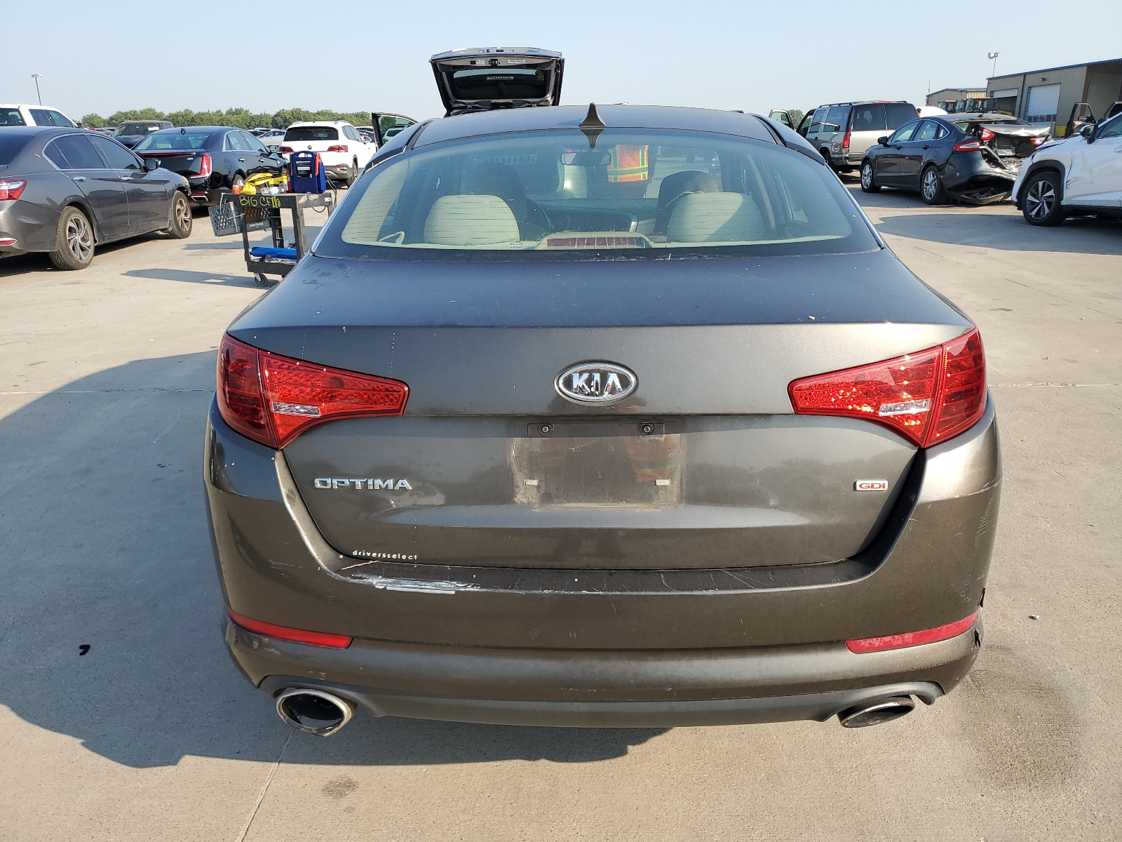 2012 Kia Optima Lx vin: 5XXGM4A72CG019576
