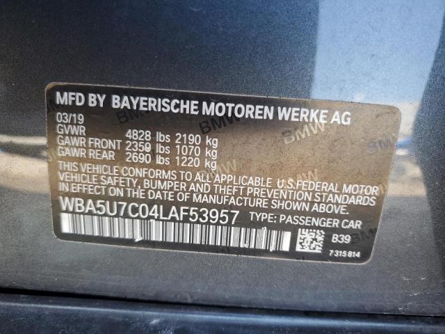 WBA5U7C04LAF53957 BMW M3 40I 13