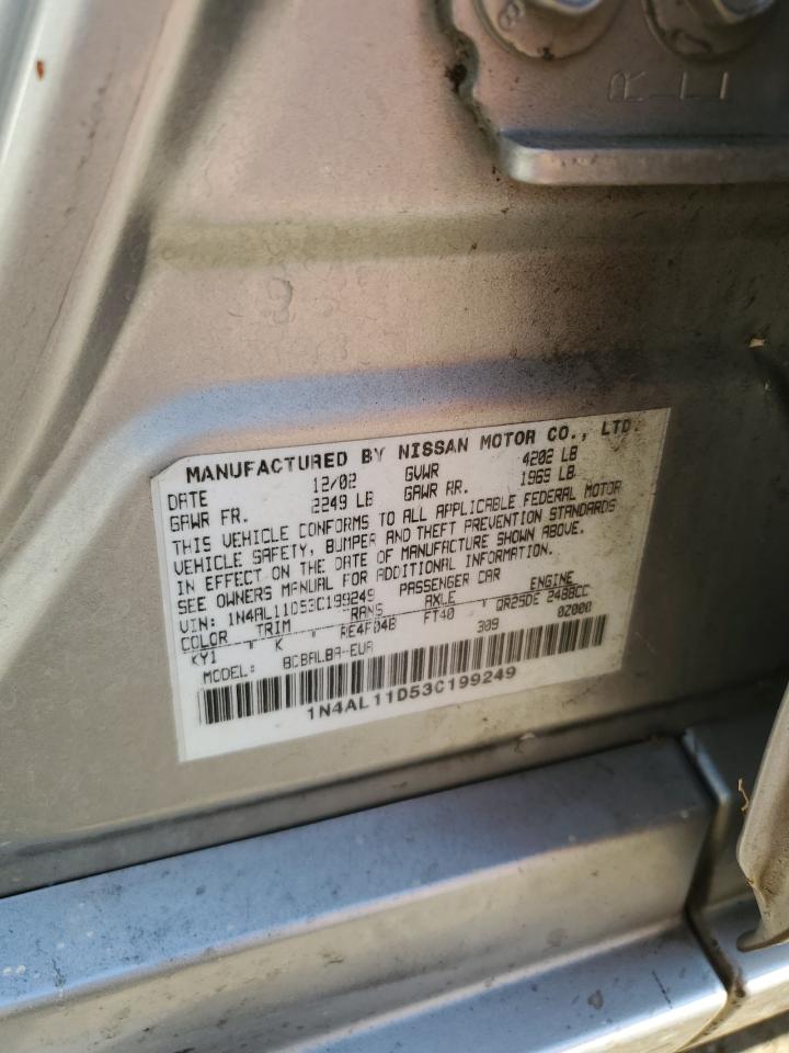 1N4AL11D53C199249 2003 Nissan Altima Base