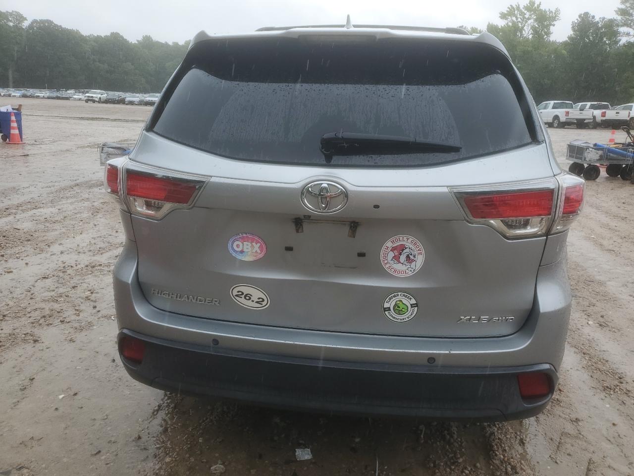 2015 Toyota Highlander Xle VIN: 5TDJKRFH1FS221189 Lot: 66538684