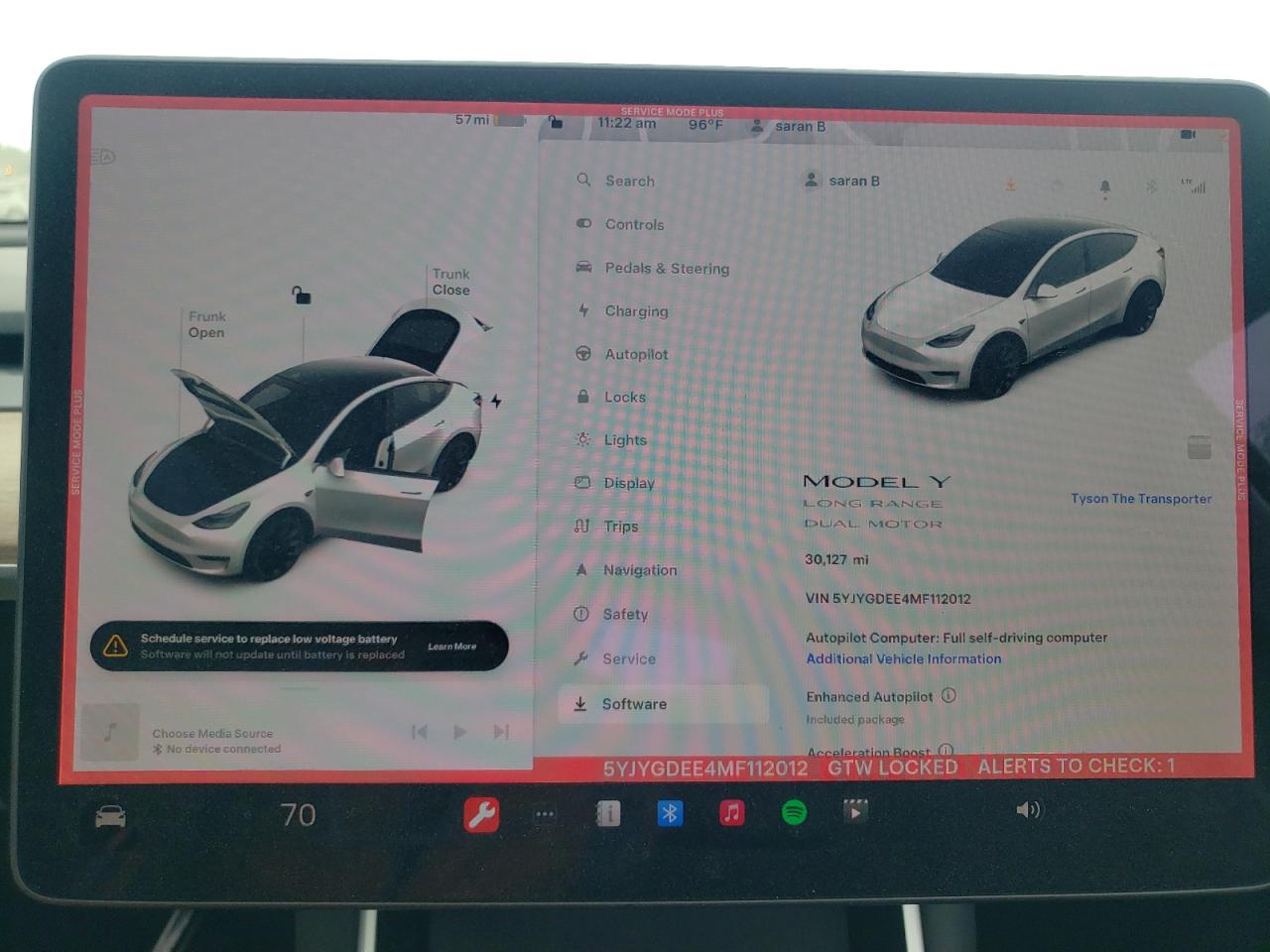 5YJYGDEE4MF112012 2021 Tesla Model Y