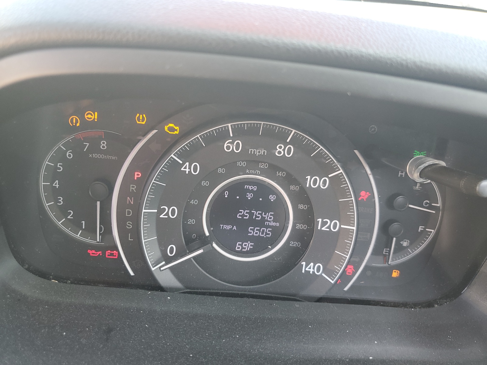 5J6RM4H55GL087559 2016 Honda Cr-V Ex