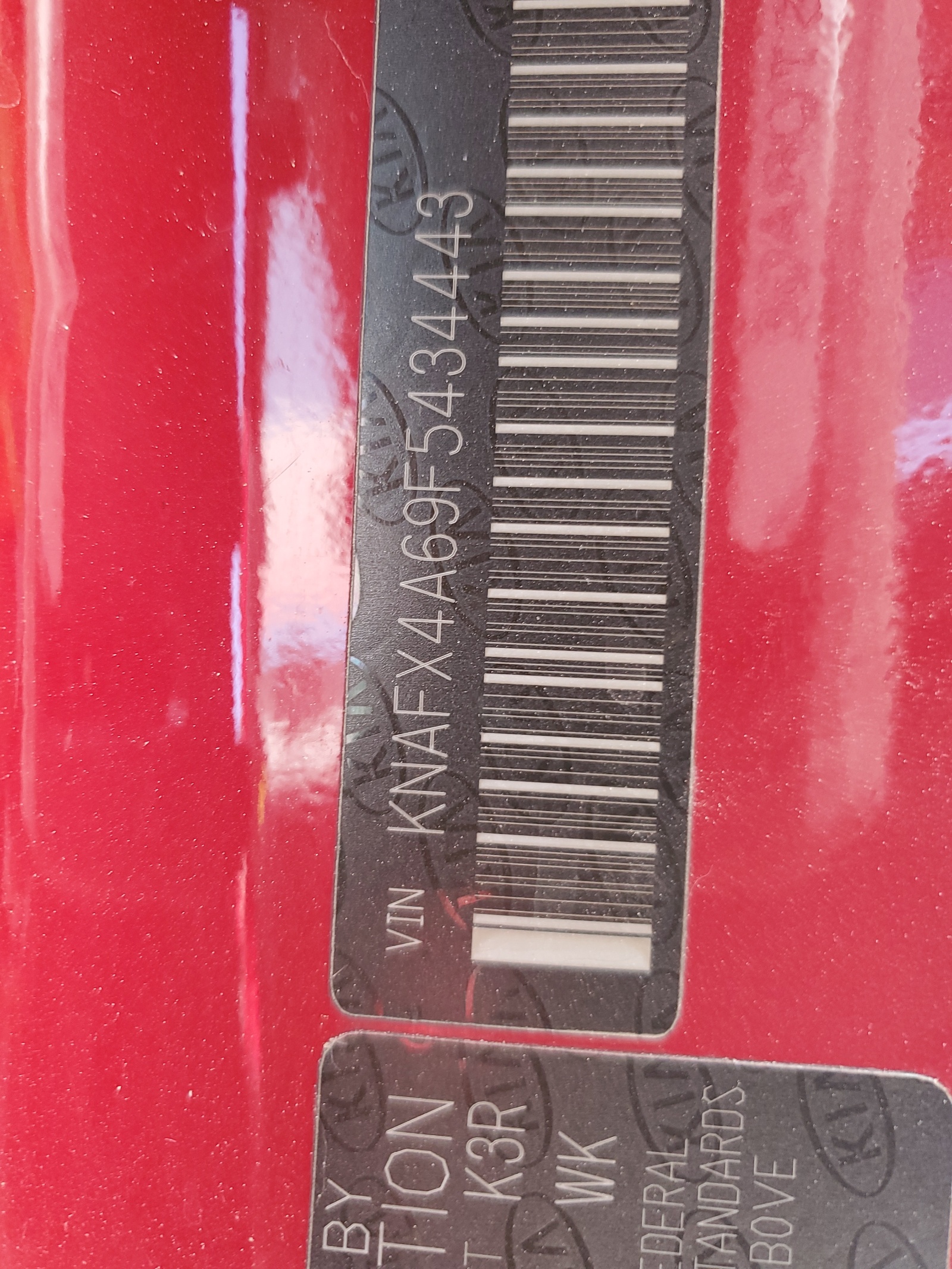 KNAFX4A69F5434443 2015 Kia Forte Lx