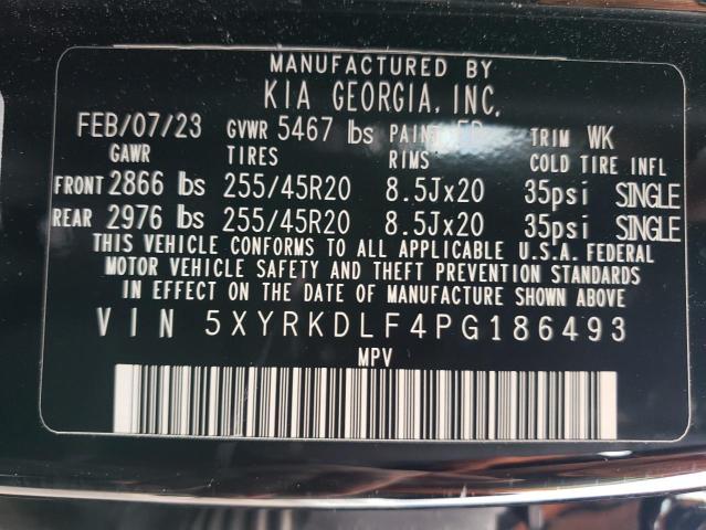 5XYRKDLF4PG186493 Kia Sorento SX 13