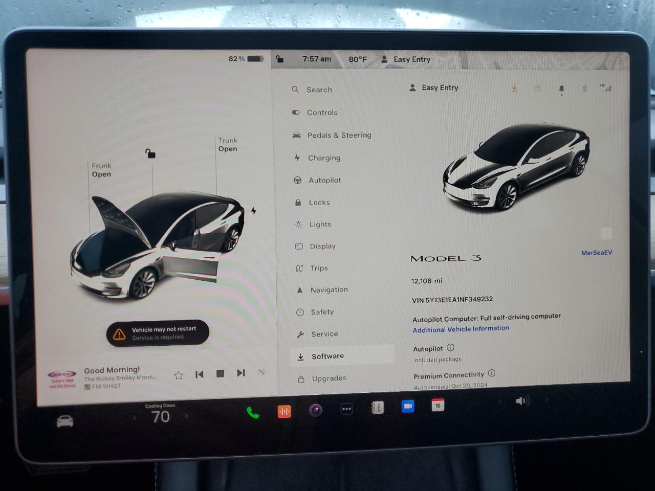2022 Tesla Model 3 VIN: 5YJ3E1EA1NF349232 Lot: 66599054