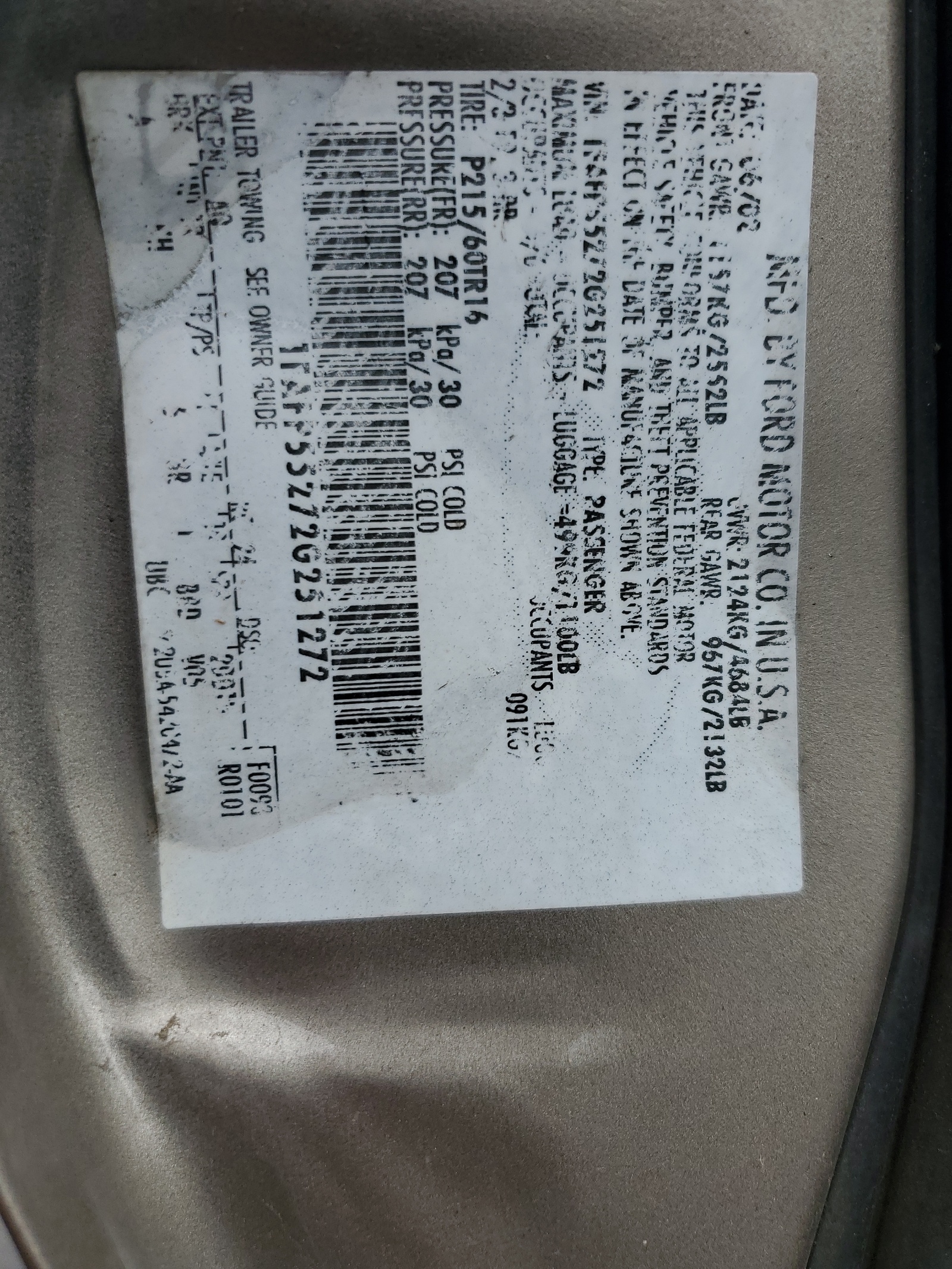 1FAFP55272G251272 2002 Ford Taurus Ses