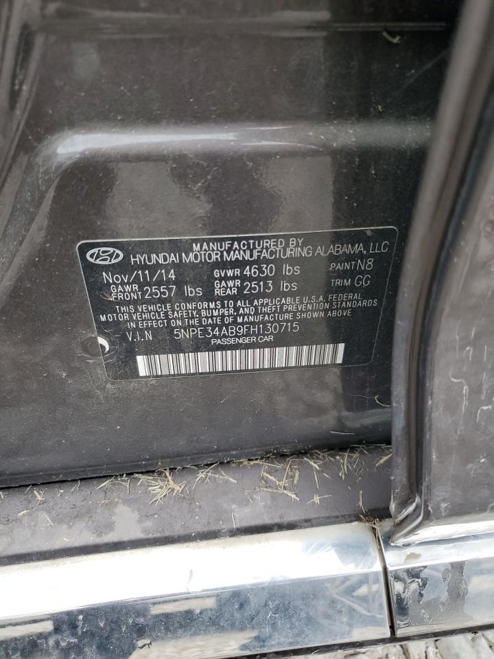 2015 Hyundai Sonata Sport VIN: 5NPE34AB9FH130715 Lot: 64525844