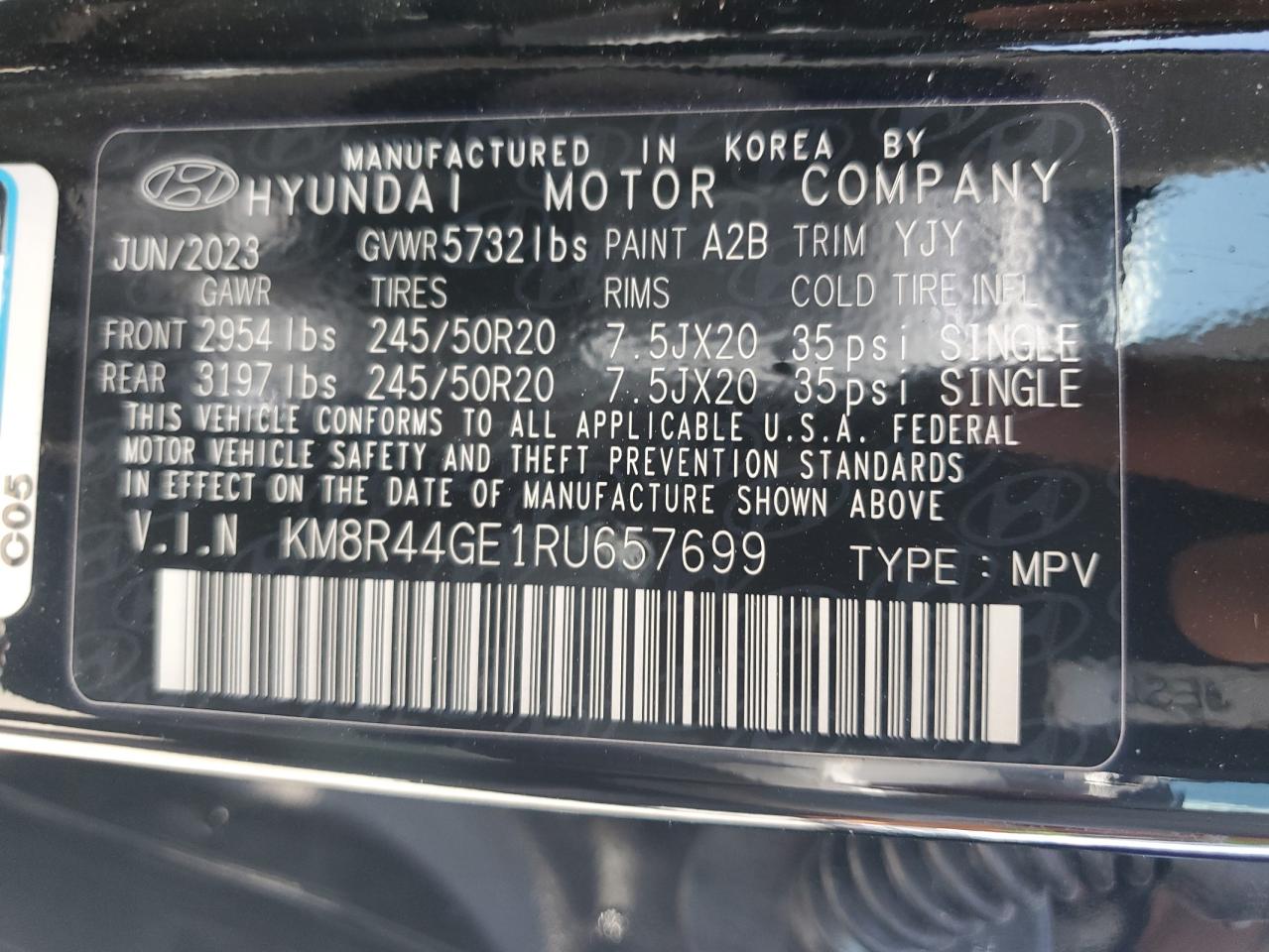 2024 Hyundai Palisade Sel Premium VIN: KM8R44GE1RU657699 Lot: 67187864