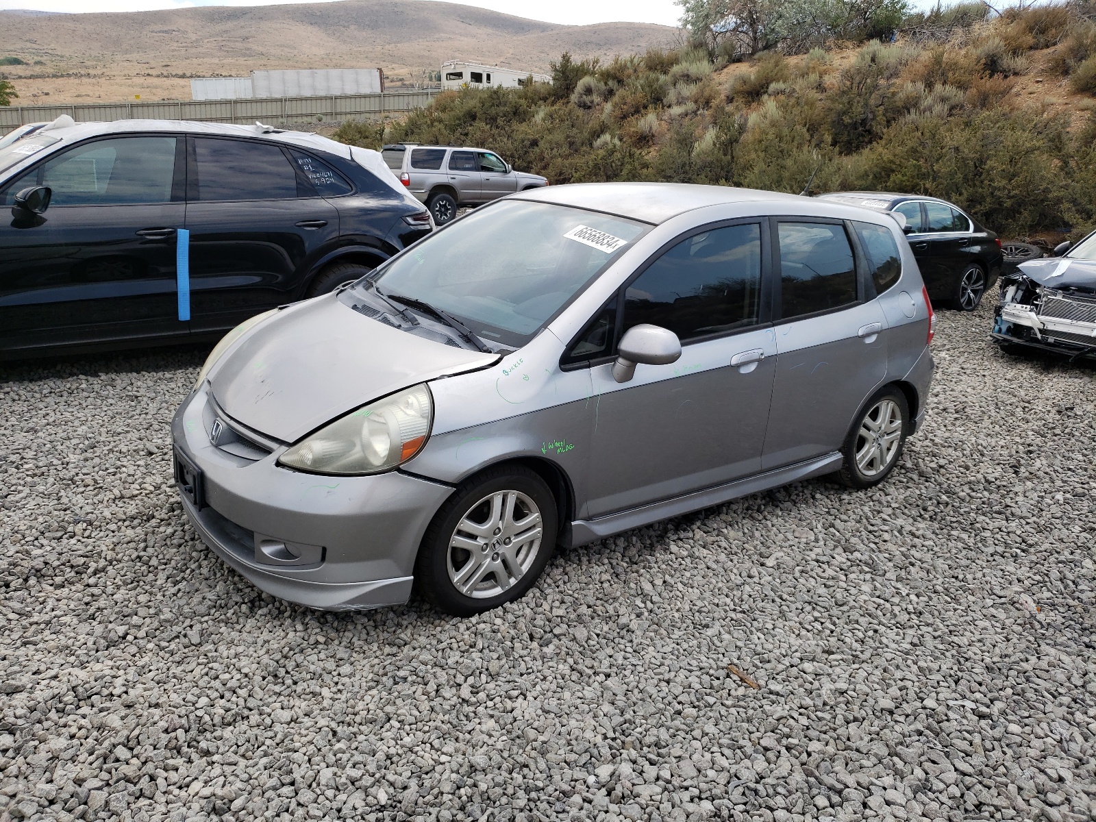 JHMGD38647S059613 2007 Honda Fit S