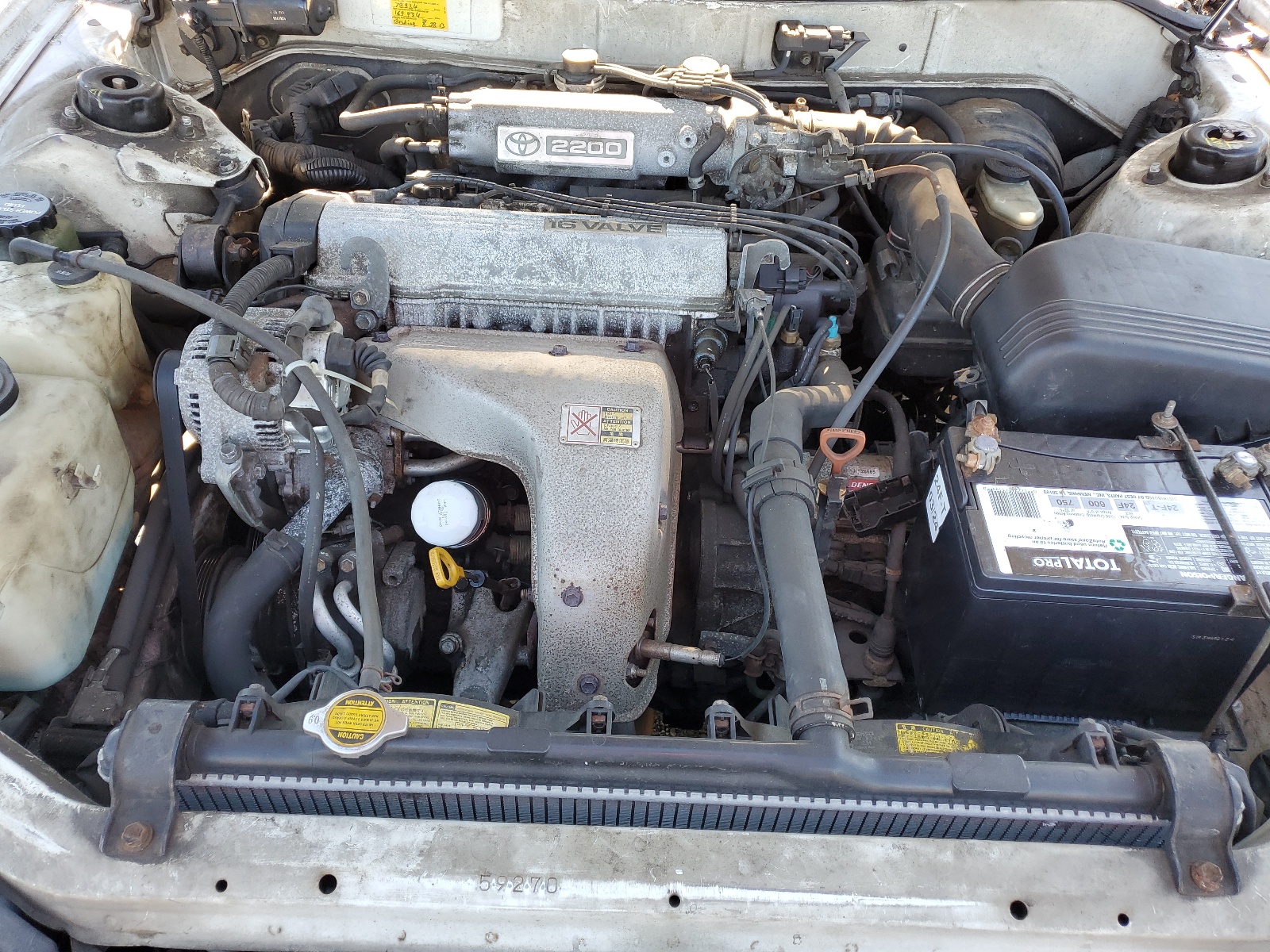 4T1SK11EXNU062374 1992 Toyota Camry Dlx