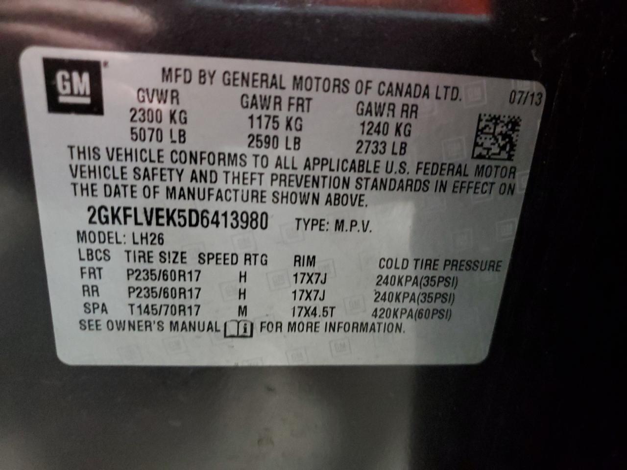 2013 GMC Terrain - Image 13