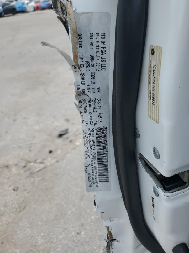 2016 Jeep Compass Sport VIN: 1C4NJCBA4GD649538 Lot: 67449964