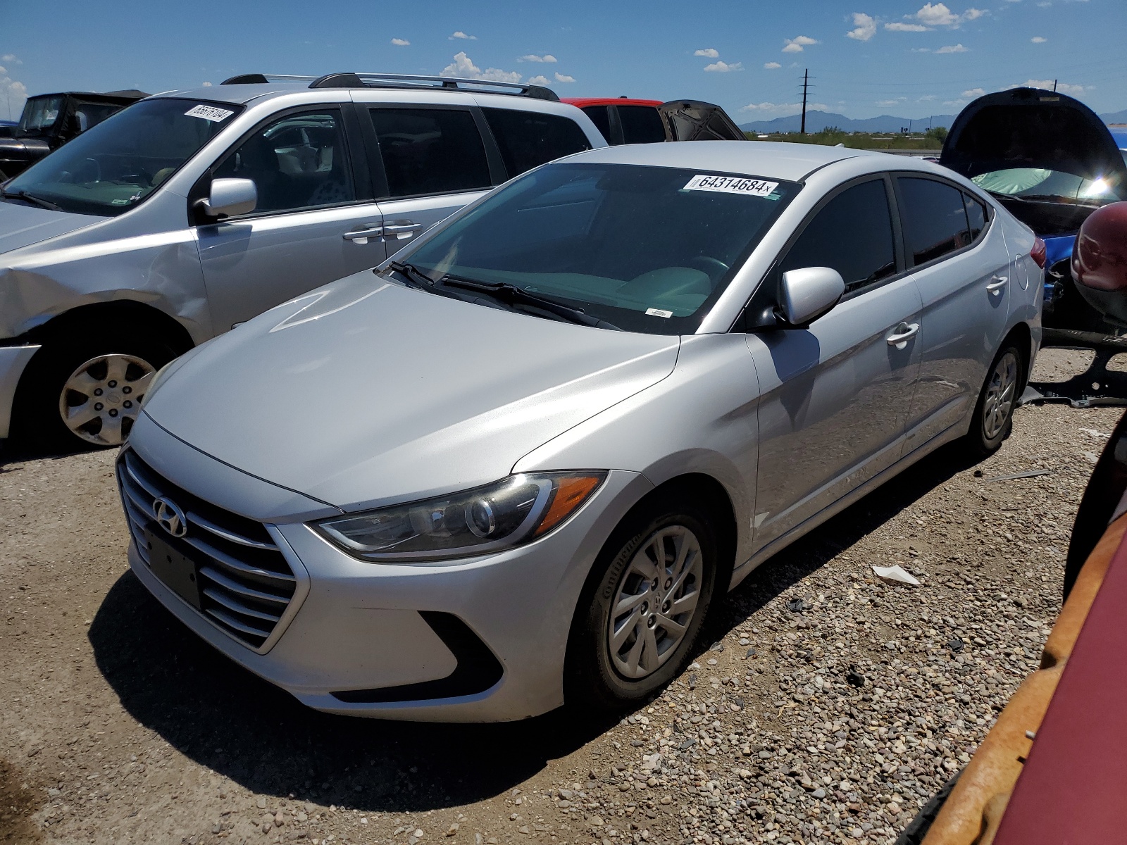 2017 Hyundai Elantra Se vin: KMHD74LF9HU182933