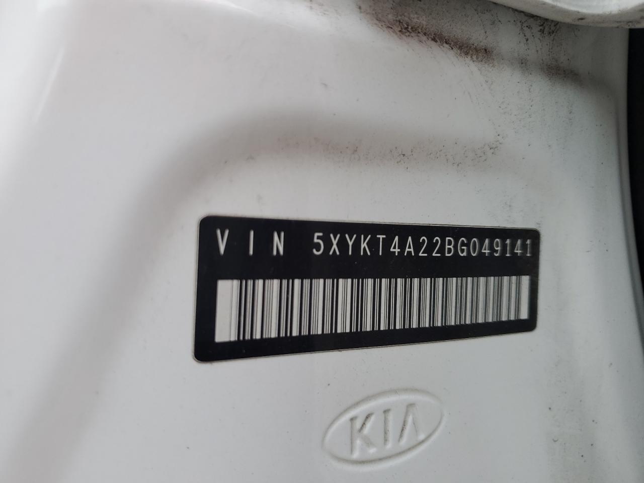 5XYKT4A22BG049141 2011 Kia Sorento Base