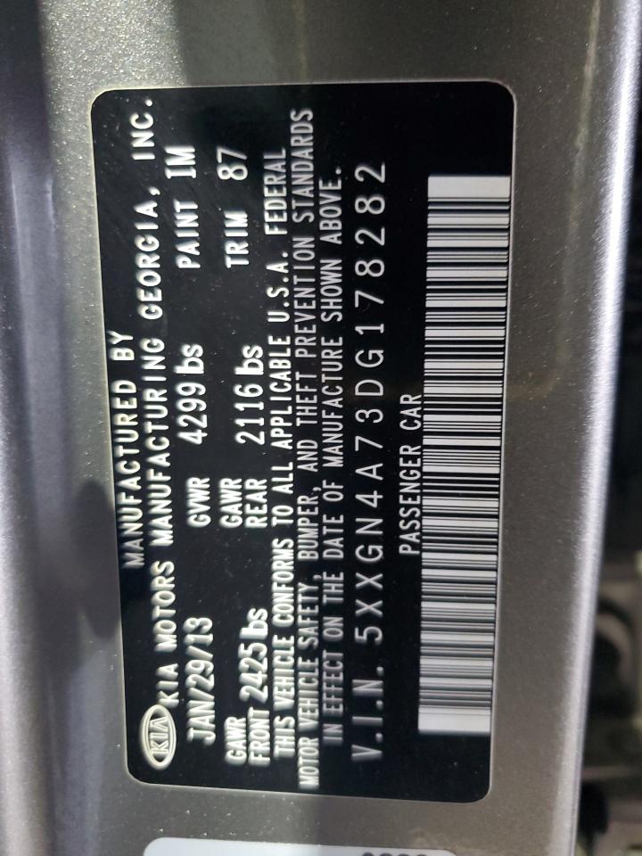 2013 Kia Optima Ex VIN: 5XXGN4A73DG178282 Lot: 67764164