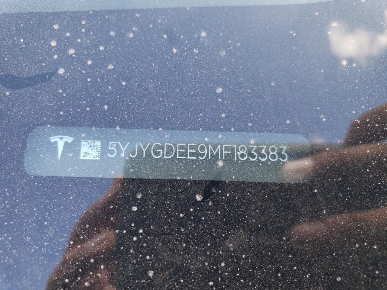 5YJYGDEE9MF183383 2021 Tesla Model Y