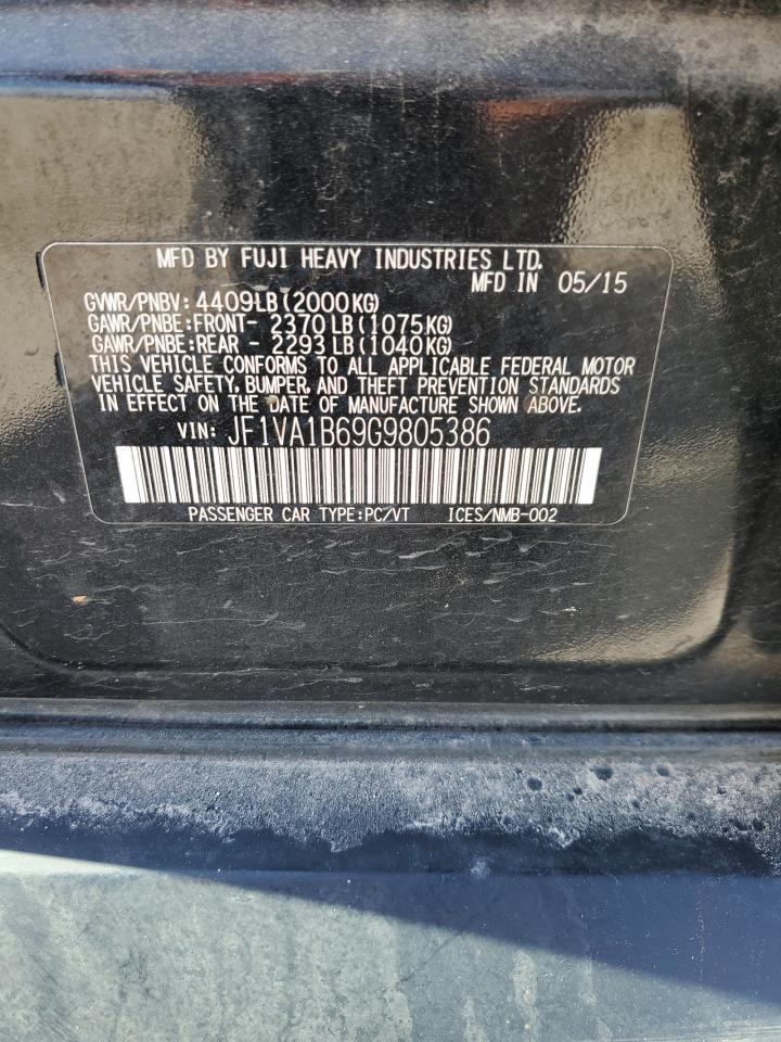 JF1VA1B69G9805386 2016 Subaru Wrx