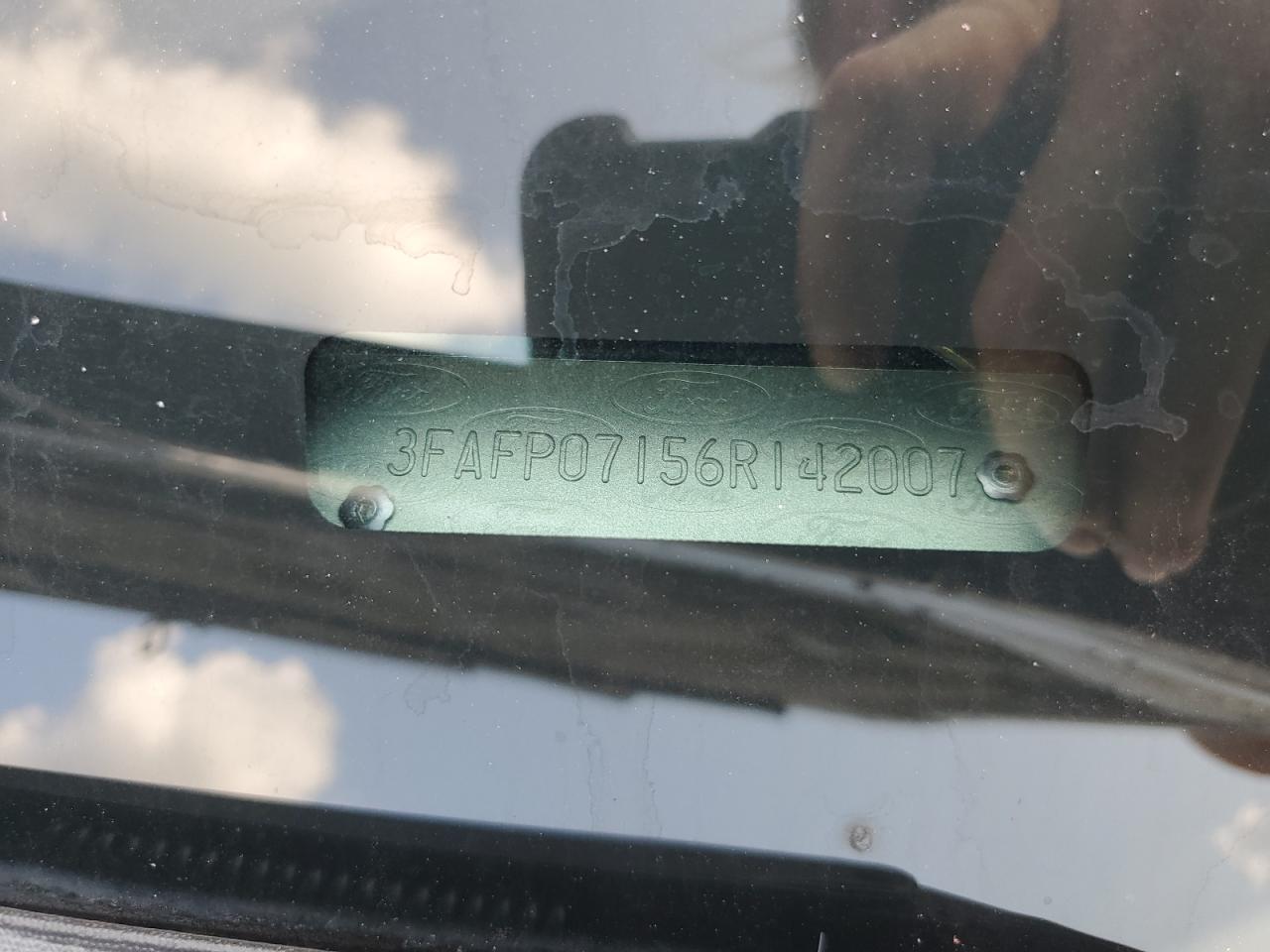 2006 Ford Fusion Se VIN: 3FAFP07156R142007 Lot: 65963194