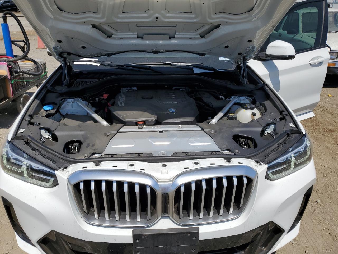 2022 BMW X3 xDrive30I VIN: 5UX53DP05N9K84754 Lot: 66105584