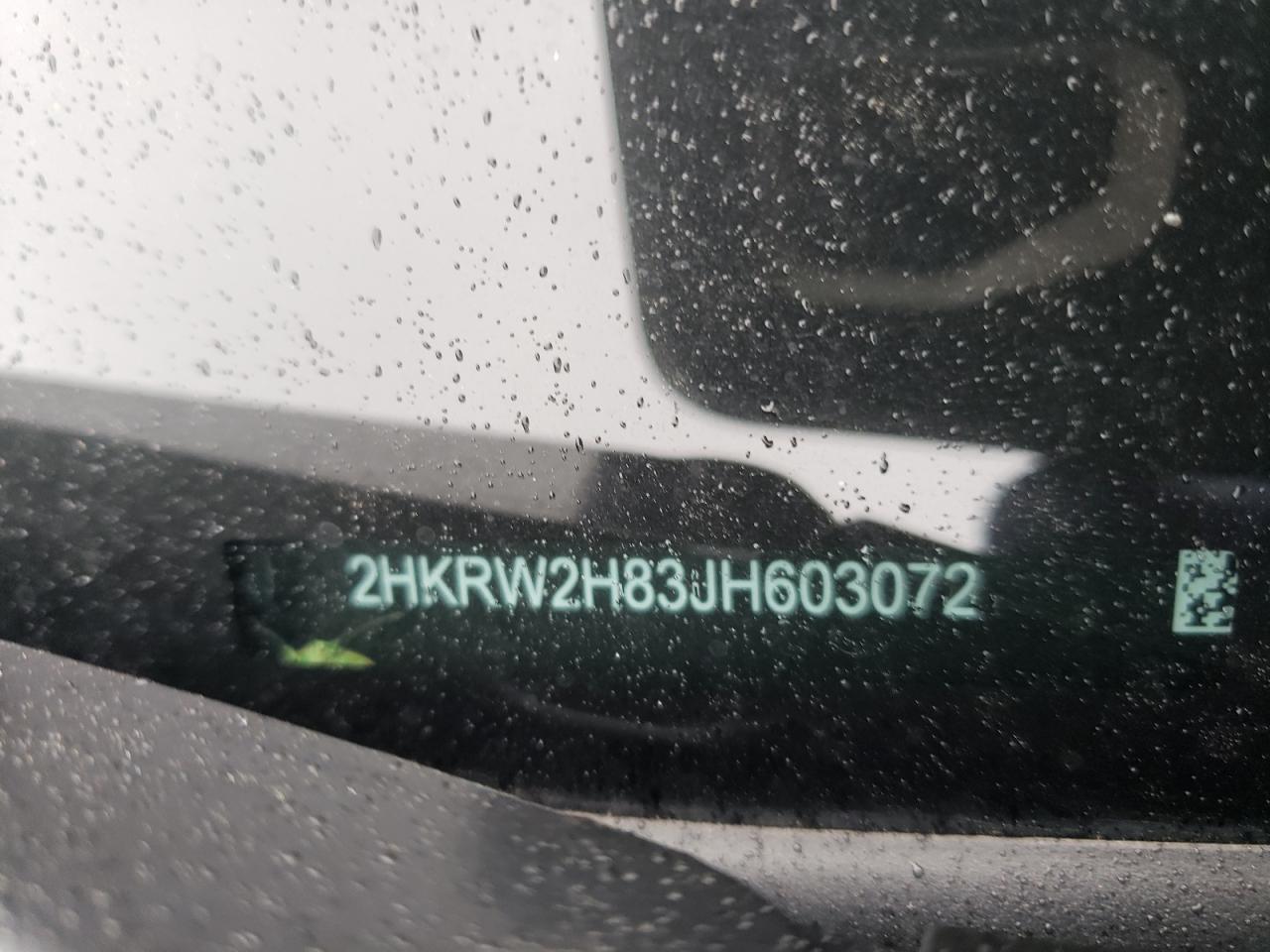 2018 Honda Cr-V Exl VIN: 2HKRW2H83JH603072 Lot: 65295744