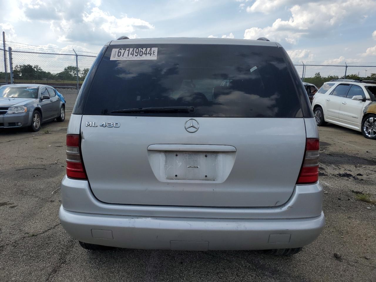 1999 Mercedes-Benz Ml 430 VIN: 4JGAB72E7XA062950 Lot: 67149644