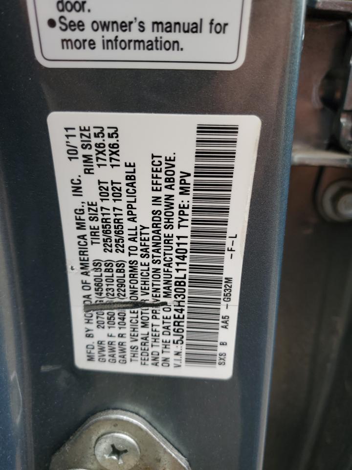 2011 Honda Cr-V Lx VIN: 5J6RE4H30BL114011 Lot: 66781354