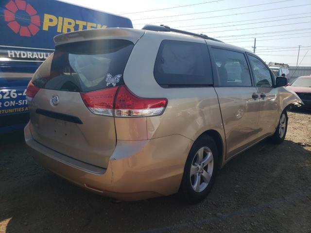  TOYOTA SIENNA 2012 Złoty