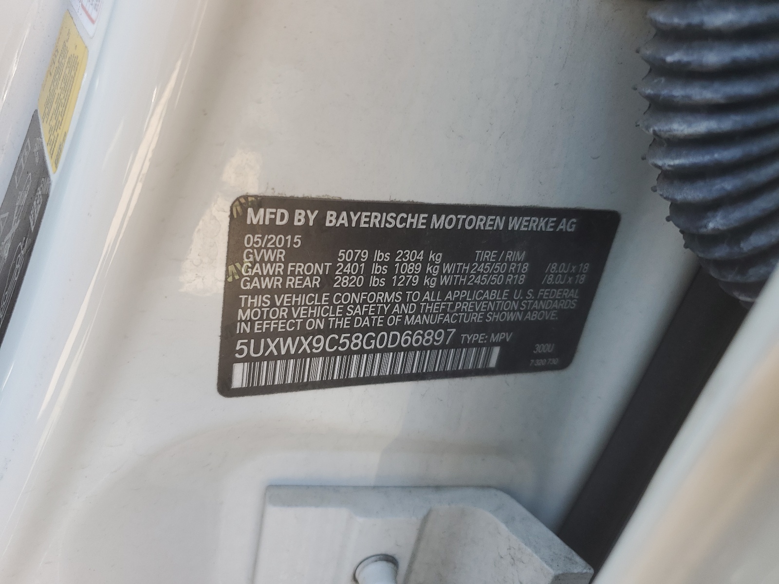 5UXWX9C58G0D66897 2016 BMW X3 xDrive28I