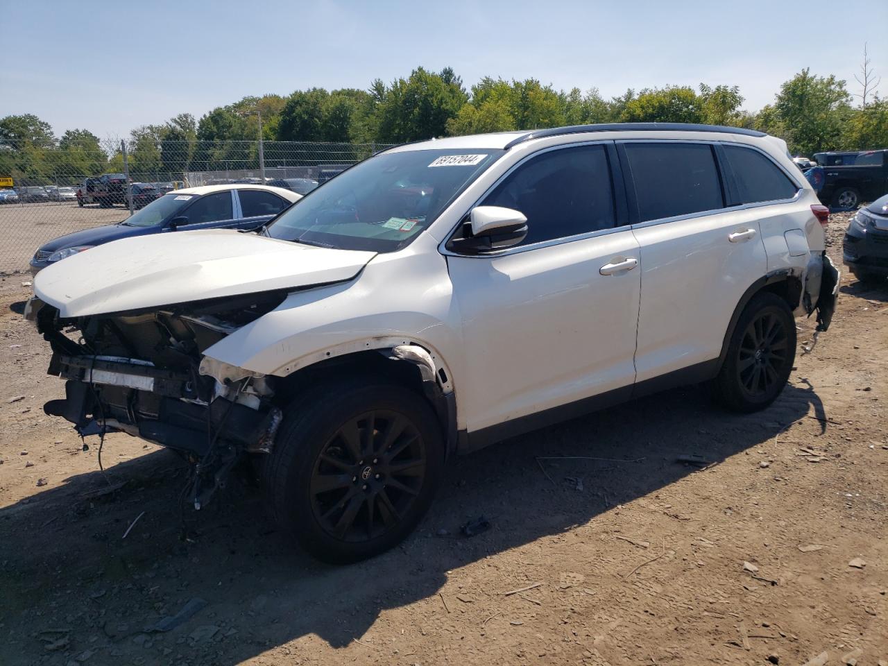 2019 Toyota Highlander Se de vânzare în Chalfont, PA - Front End