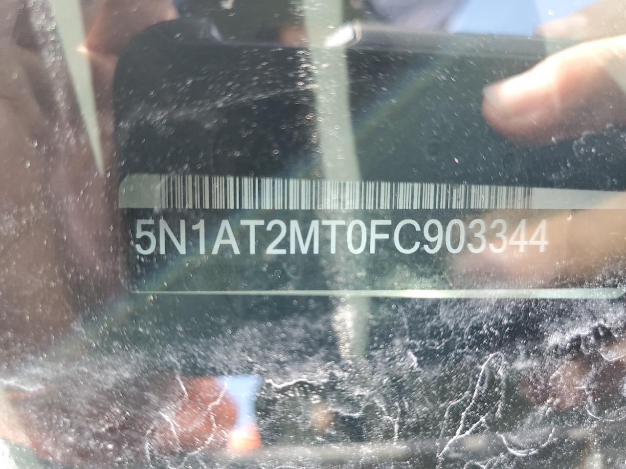 2015 Nissan Rogue S VIN: 5N1AT2MT0FC903344 Lot: 65612254