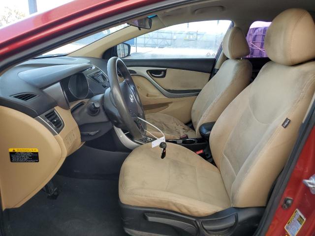  HYUNDAI ELANTRA 2013 Czerwony