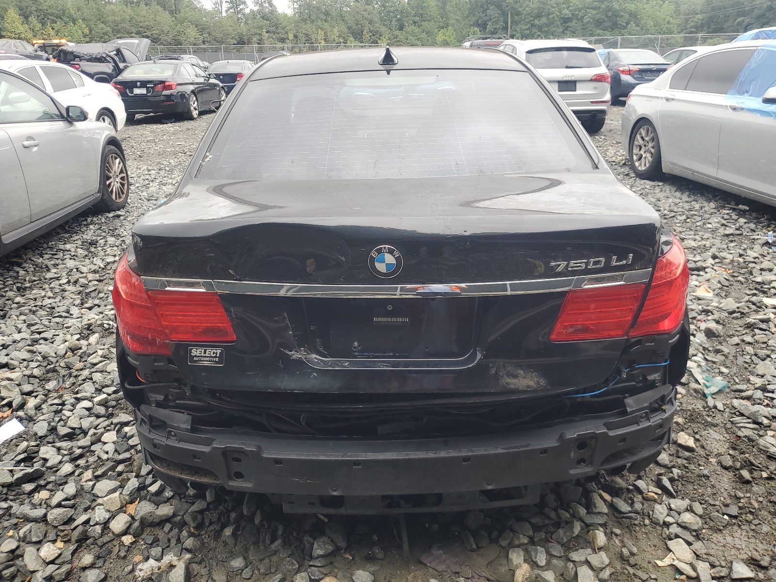 2012 BMW 750 Lxi vin: WBAKC8C55CC437479