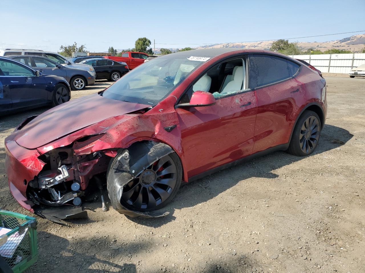 VIN 7SAYGDEFXRF123065 2024 TESLA MODEL Y no.1