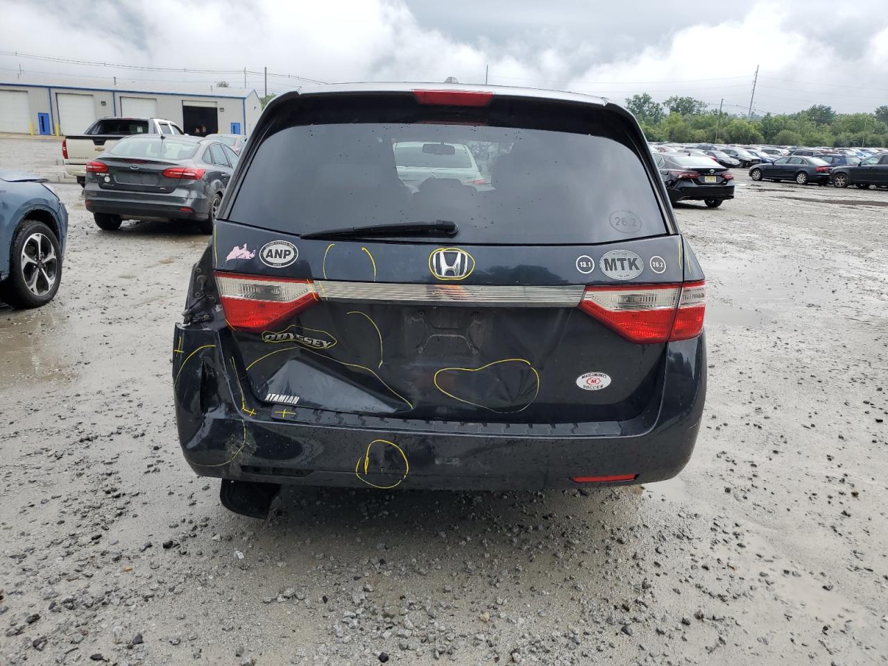 2012 Honda Odyssey Exl VIN: 5FNRL5H64CB100158 Lot: 67850904