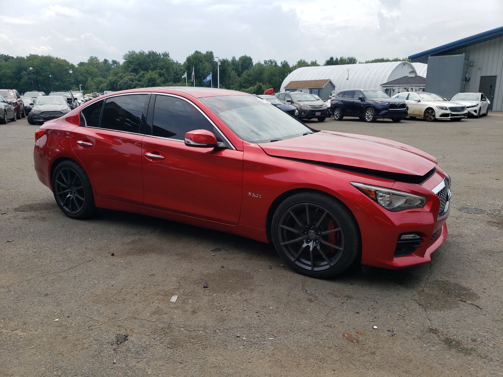 2017 Infiniti Q50 Red Sport 400 vin: JN1FV7AP3HM850924