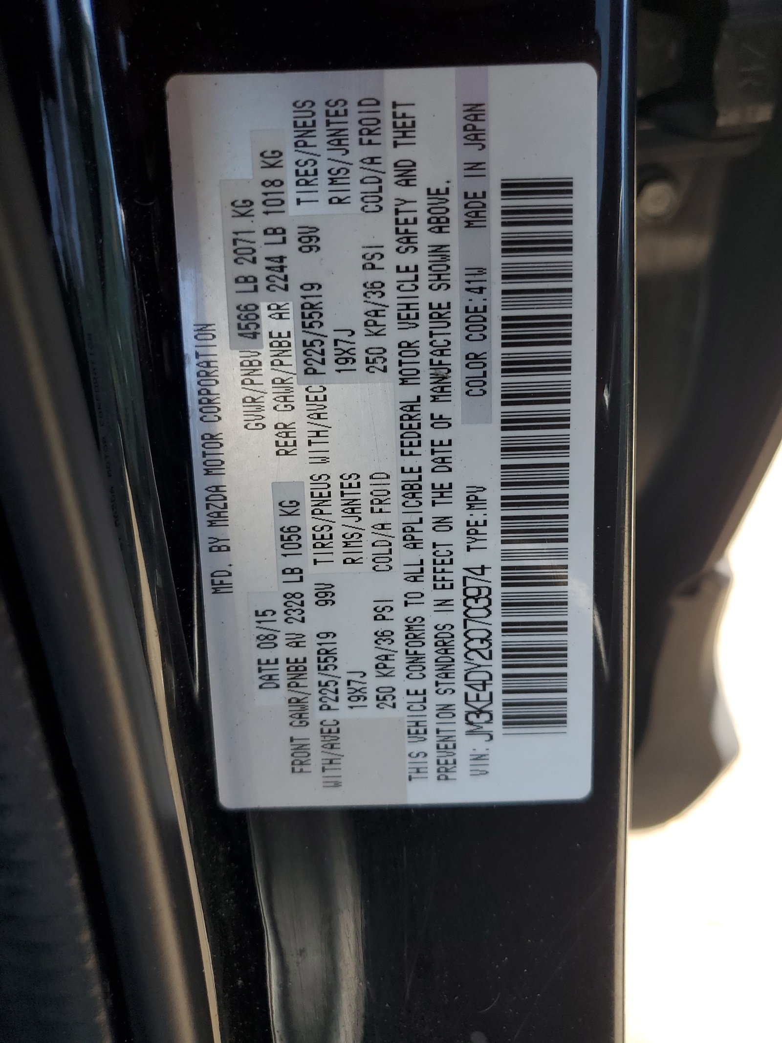 JM3KE4DY2G0703974 2016 Mazda Cx-5 Gt