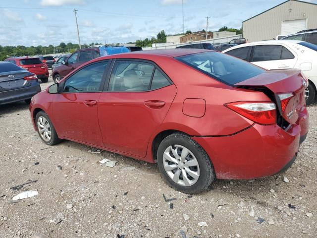 Sedans TOYOTA COROLLA 2016 Red