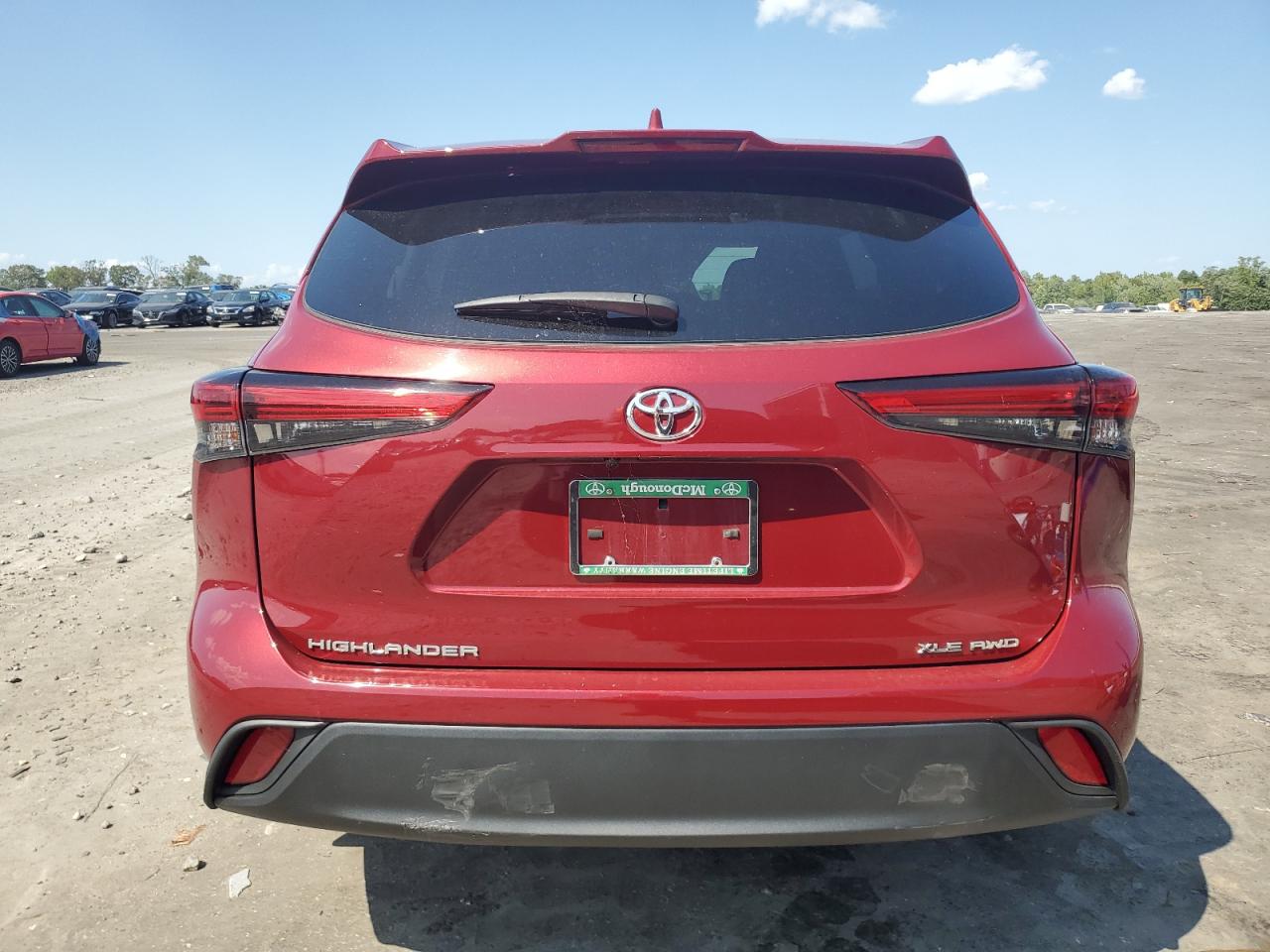 2022 Toyota Highlander Xle VIN: 5TDGZRBH1NS185689 Lot: 65546154