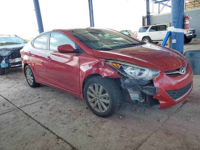  HYUNDAI ELANTRA 2014 Czerwony