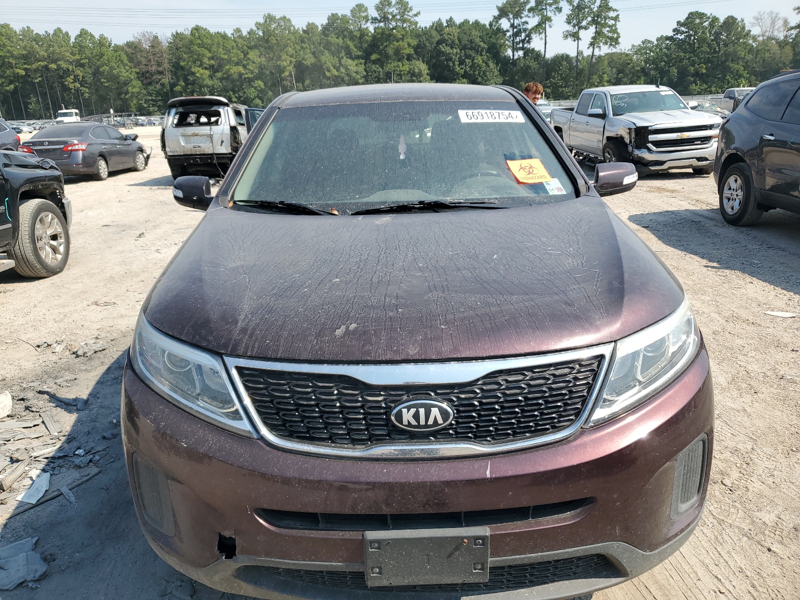 2014 Kia Sorento Lx vin: 5XYKT3A62EG498806